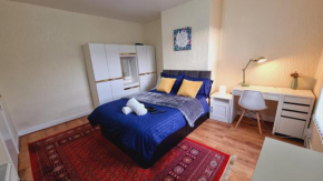 Bright sunny, double bed with garden, TV and Wi-Fi
